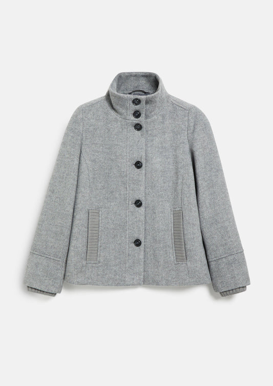 s.Oliver - Wollmix-Jacke im Slim Fit - Farbe: Grau grau