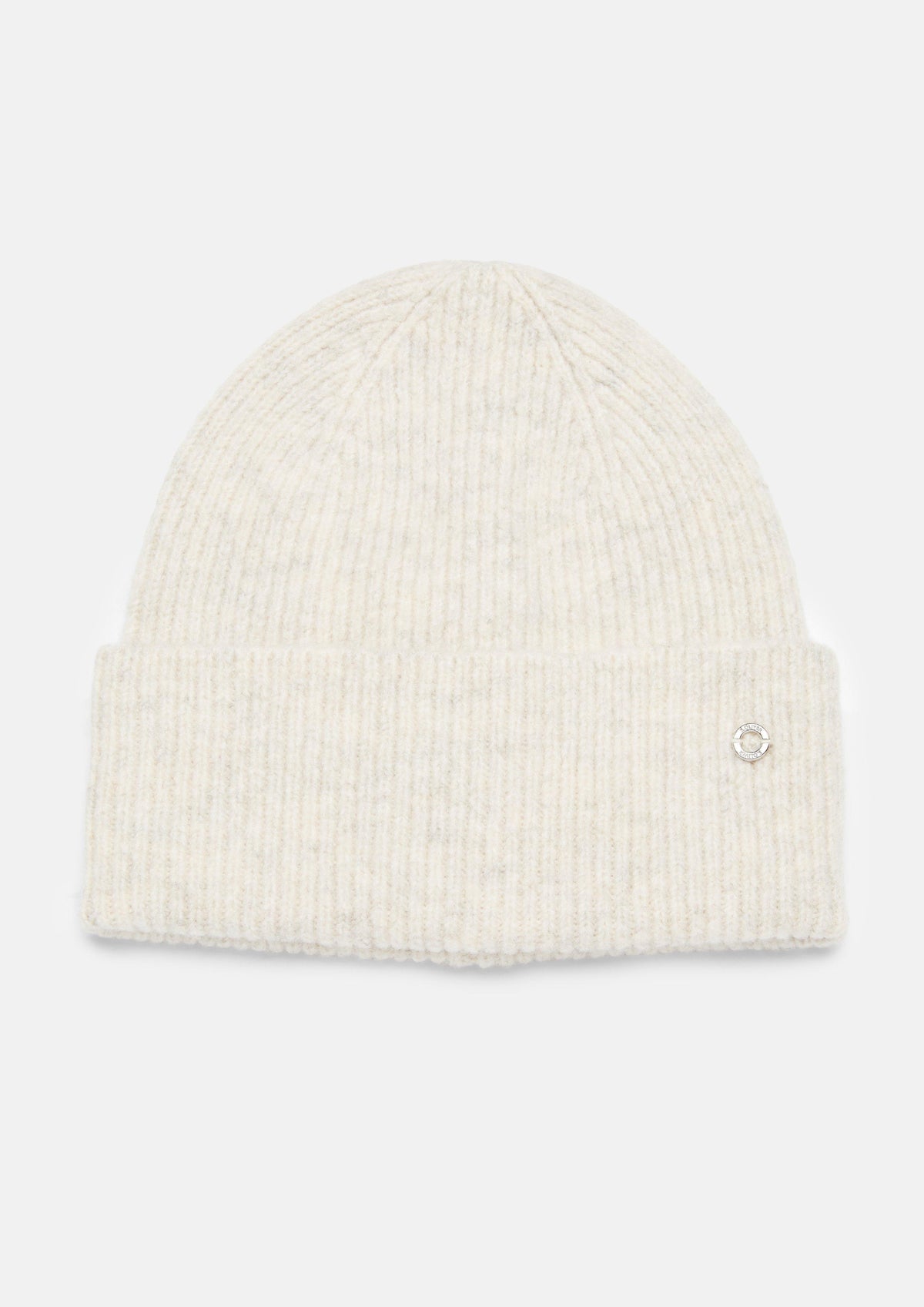 s.Oliver - Unifarbene Mütze aus weichem Strick - Farbe: Beige beige