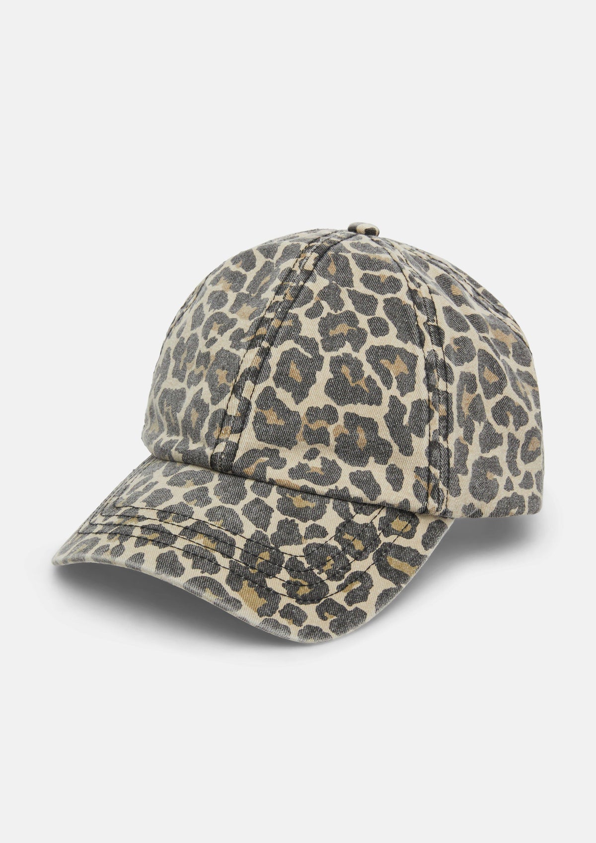 s.Oliver - Kappe mit Animal-Print und D-Ring-Schließe - Farbe: Braun braun