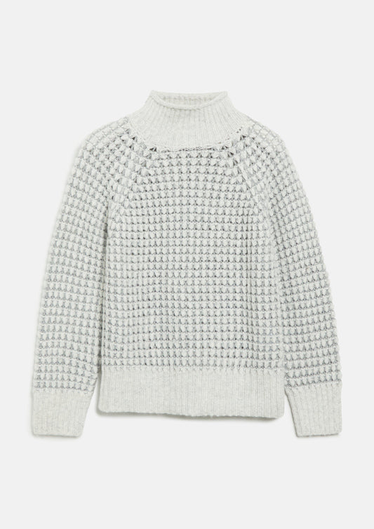 s.Oliver - Strickpullover mit Stehkragen - Farbe: Grau grau