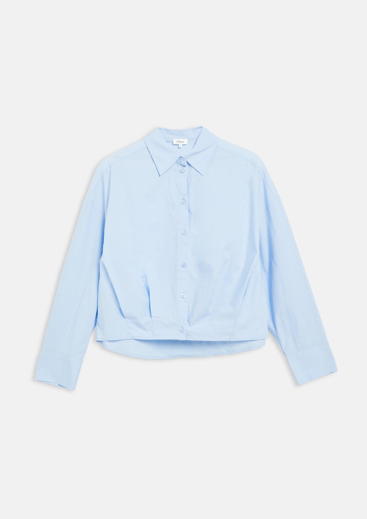 s.Oliver x Heidi Klum - Popeline-Bluse / Relaxed Fit - Farbe: Blau blau