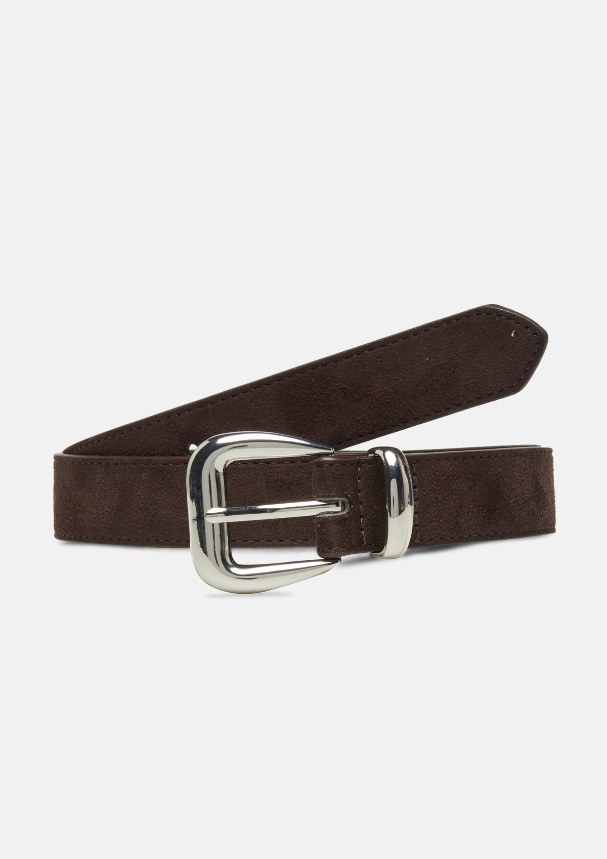 s.Oliver - Gürtel mit Applikation und Schmuck-Detail - Farbe: Braun braun