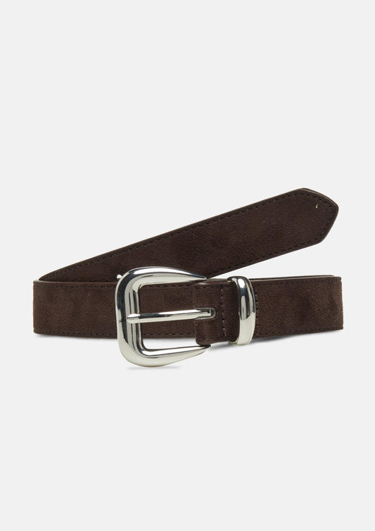 s.Oliver - Gürtel mit Applikation und Schmuck-Detail - Farbe: Braun braun