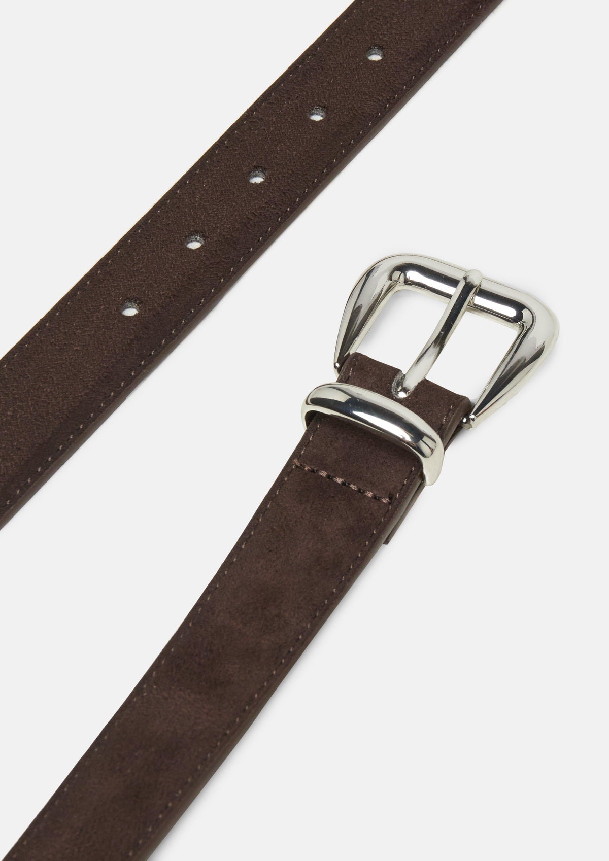 s.Oliver - Gürtel mit Applikation und Schmuck-Detail - Farbe: Braun braun