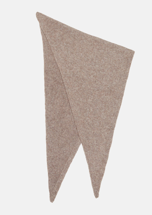 s.Oliver - Dreieckstuch aus kuschelweichem Strick - Farbe: Braun braun