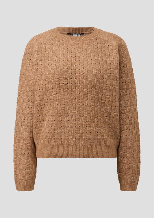 QS - Strickpullover - Farbe: Braun braun
