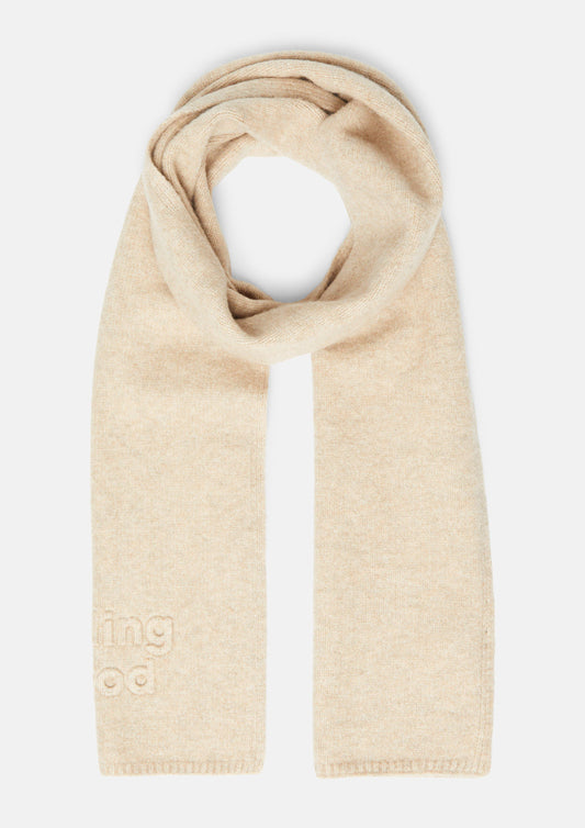 s.Oliver - Strickschal mit Strickmuster - Farbe: Beige beige