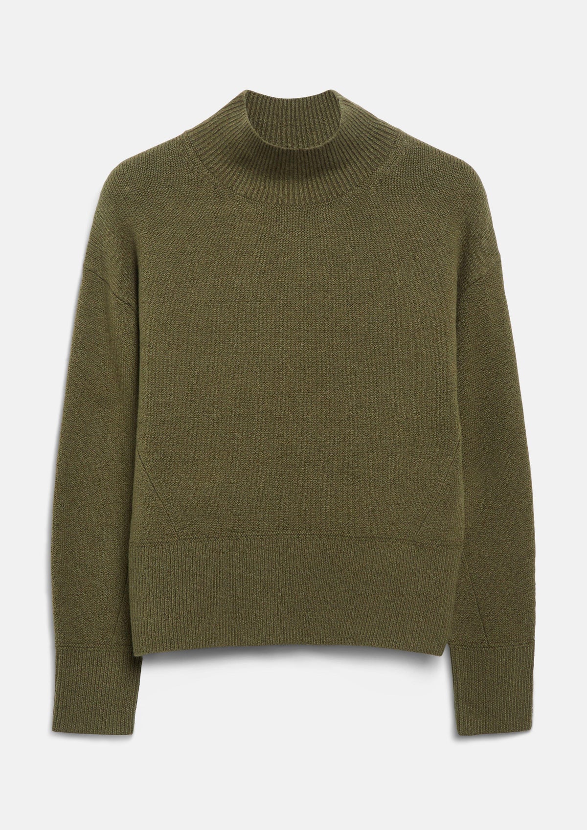s.Oliver - Strickpullover mit Rollkragen - Farbe: Olive olive