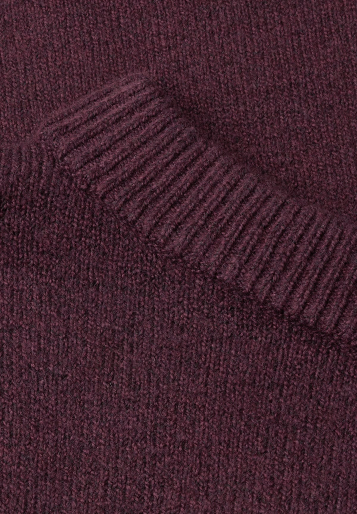 Street One Damen Langarmpullover mit U-Boot-Ausschnitt - Rot meliert rustic rouge mel.