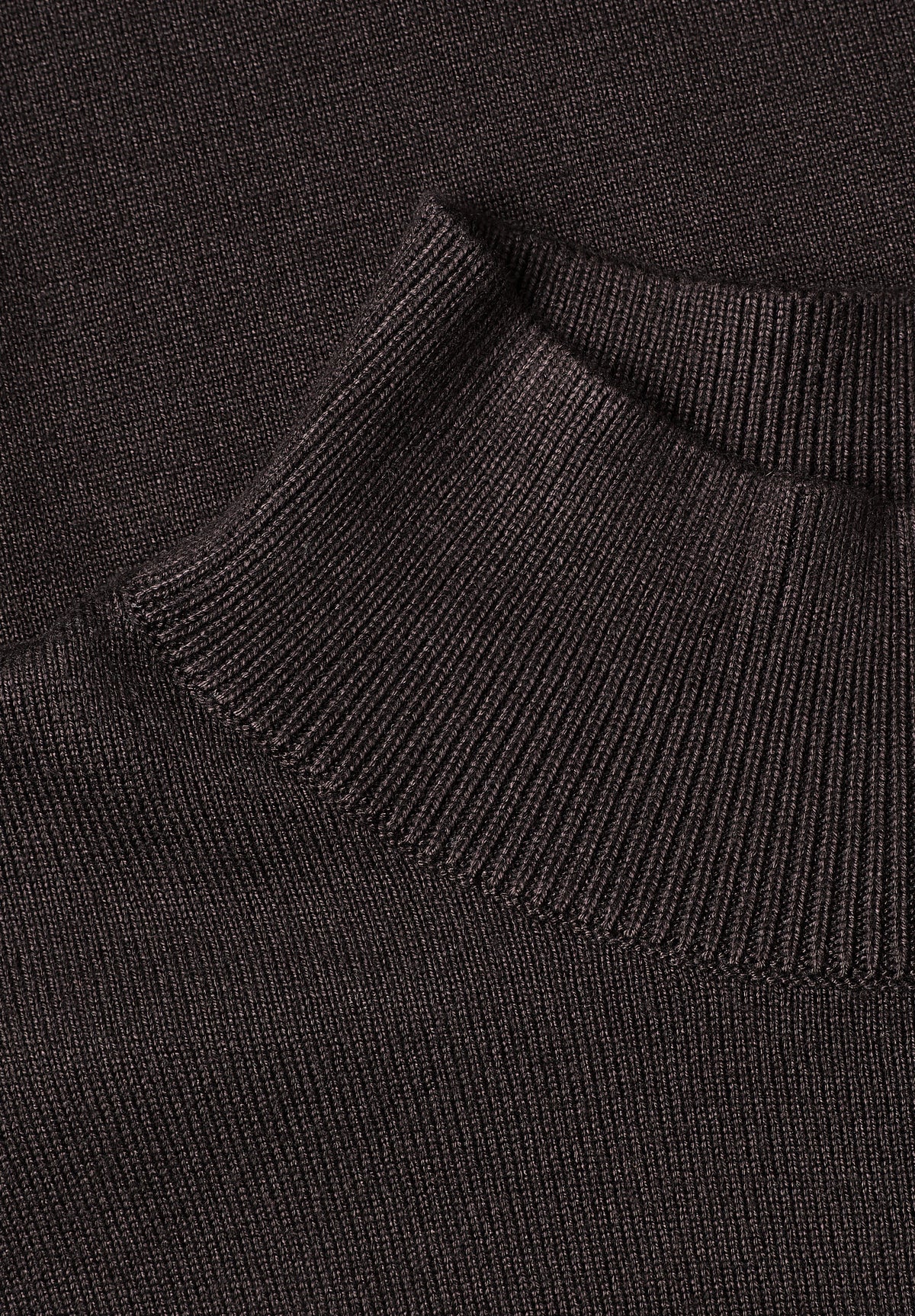 Street One Damen Basic Pullover mit Turtle Neck - Dunkelbraun black coffee