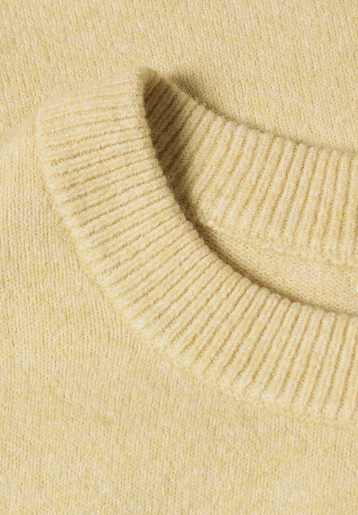 Street One Damen Langarm Pullover mit Raffung - Gelb meliert sunbeam yellow mel.