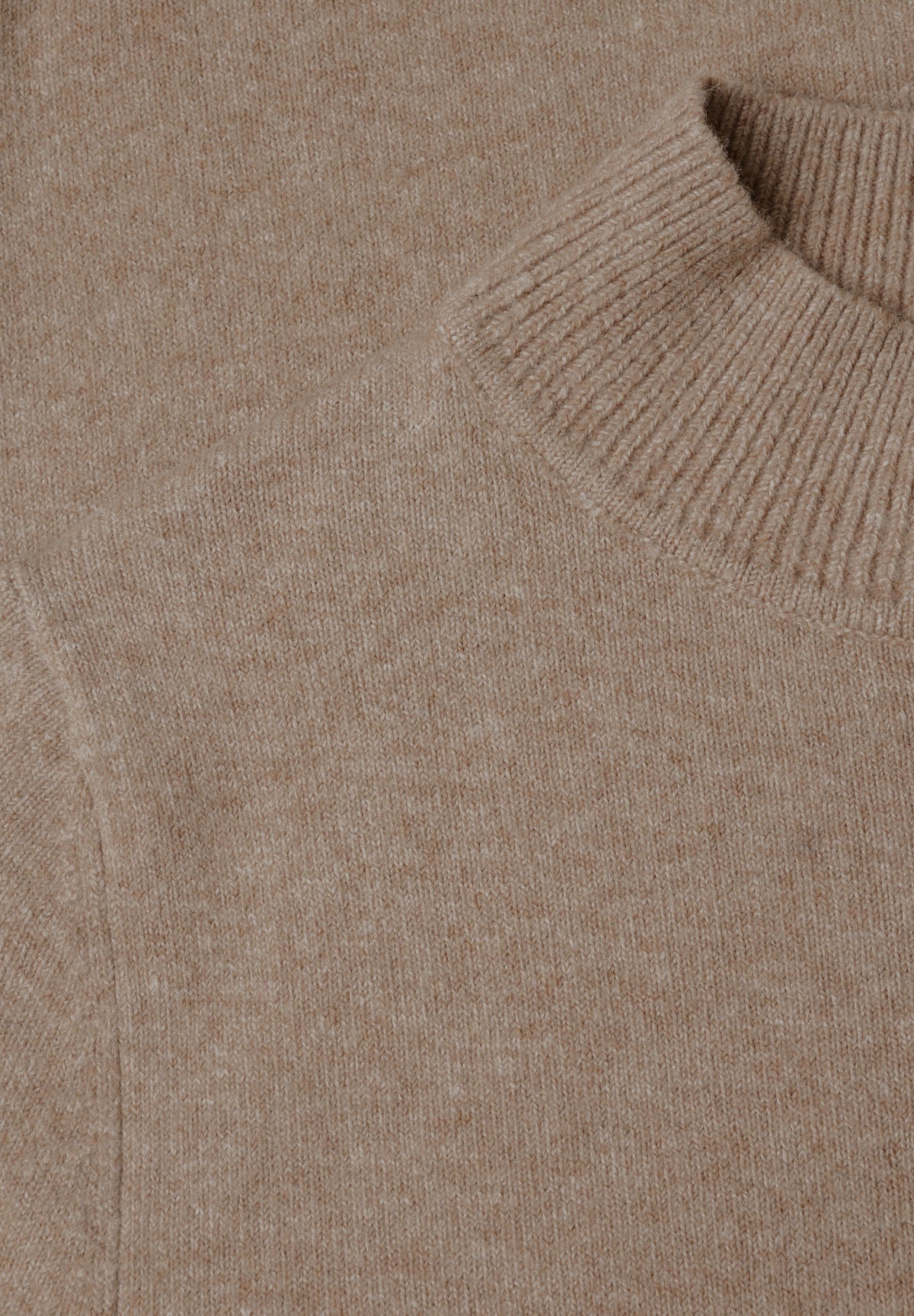 Street One Damen Kurzarm-Pullover mit Turtle Neck - sanded amber mel. sanded amber mel.