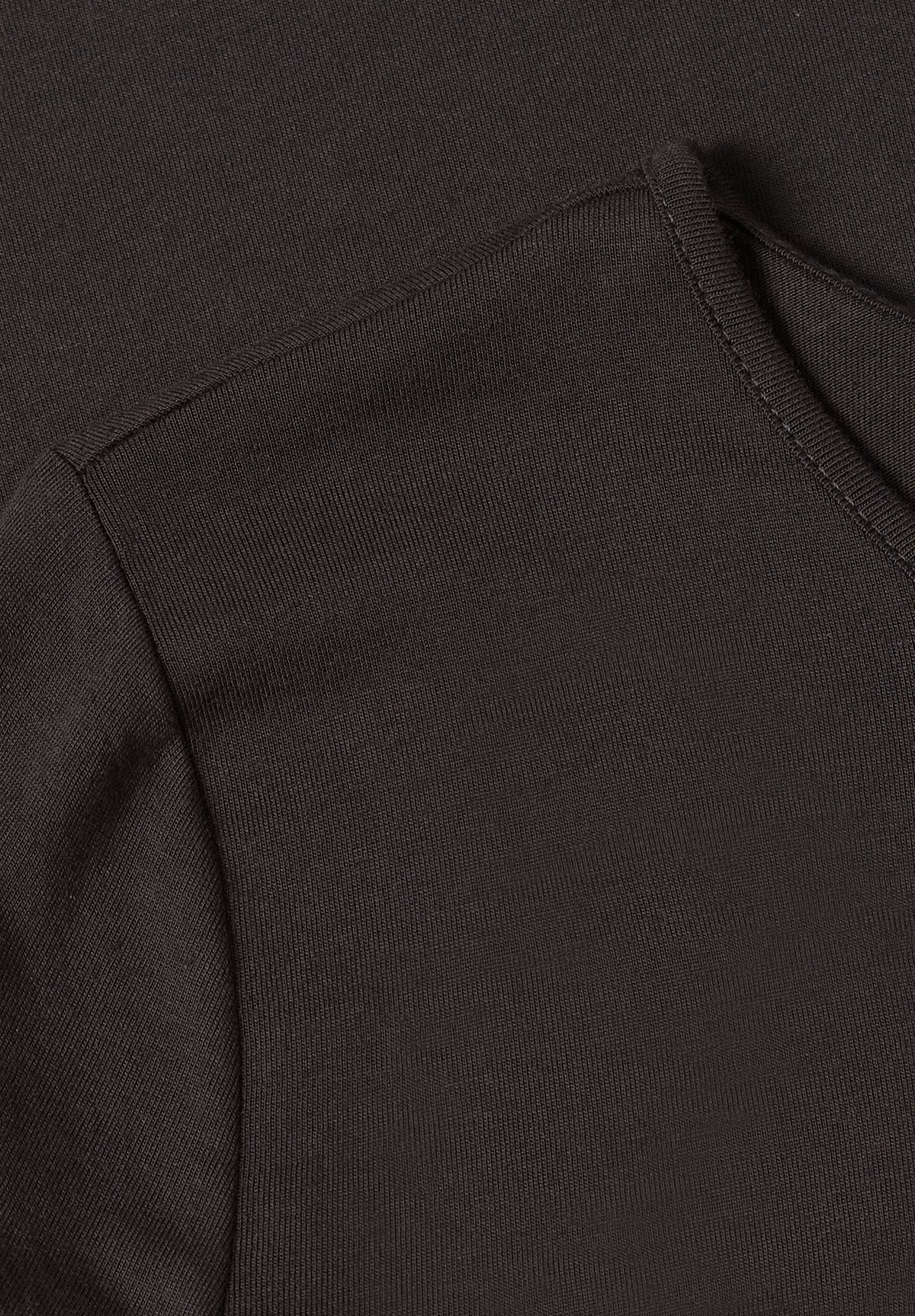 Street One Damen Langarmshirt mit Spitze - Dunkelbraun black coffee
