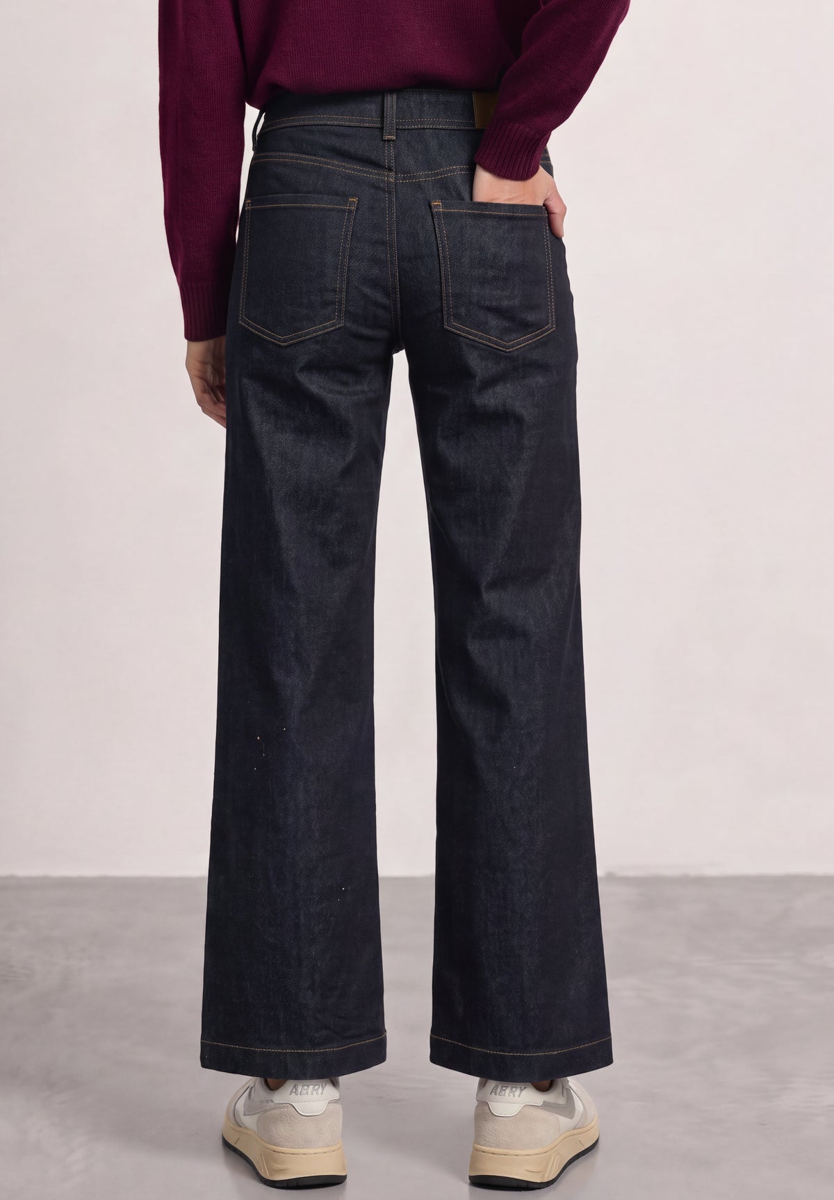 Street One Damen Mid Waist Wide Leg Jeans - Rinse Washed Rinse Washed