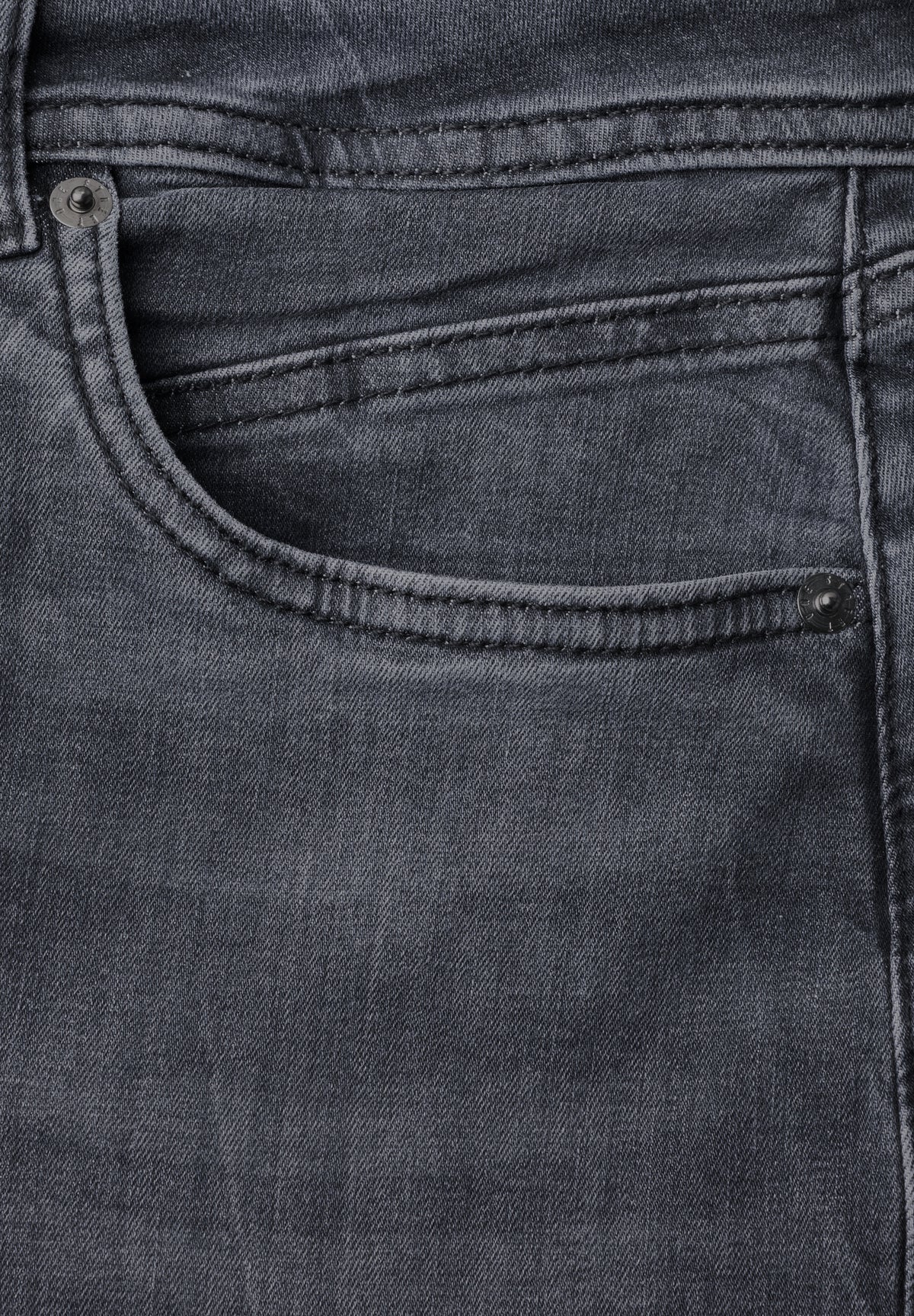 Street One Damen High Waist Barrel Leg Jeans - Stahlgrau gewaschen Steel Grey Washed