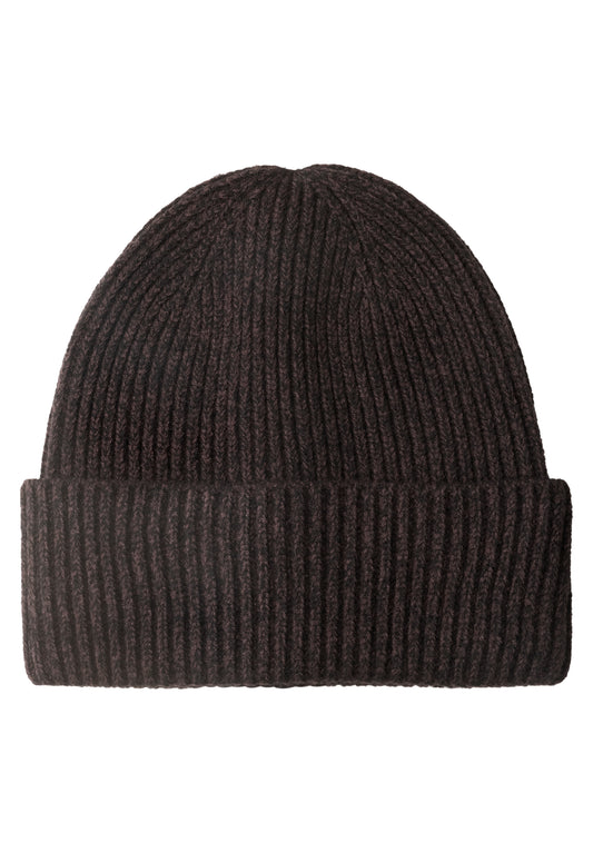 Street One Damen Beanie in Melange-Optik - Schwarz Black