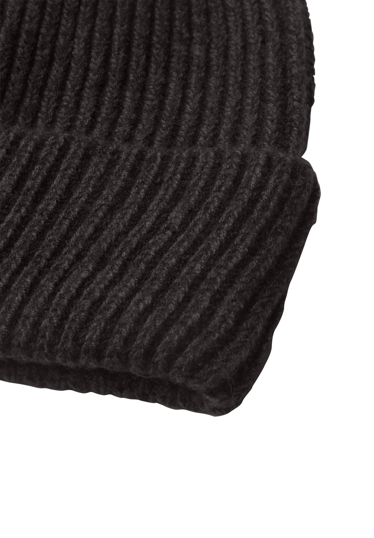 Street One Damen Beanie in Melange-Optik - Schwarz Black