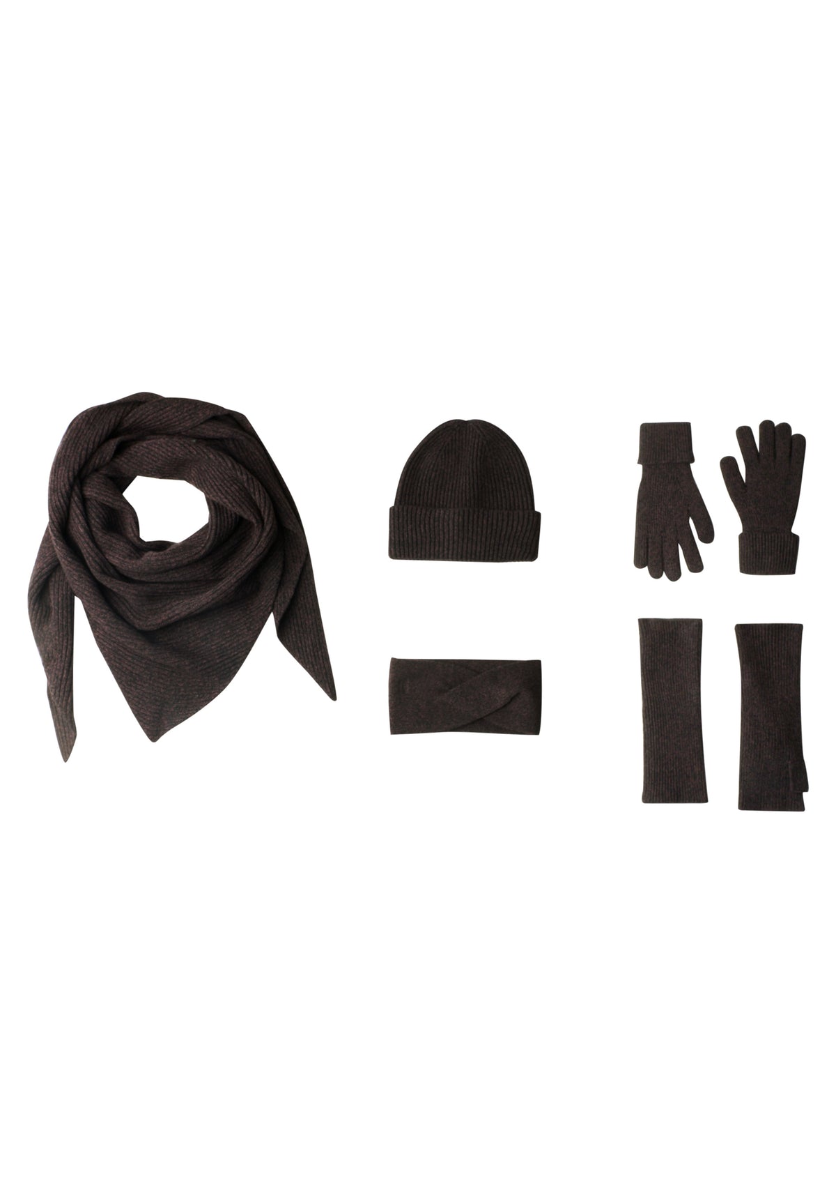 Street One Damen Handschuhe in Melange-Optik - Schwarz Black
