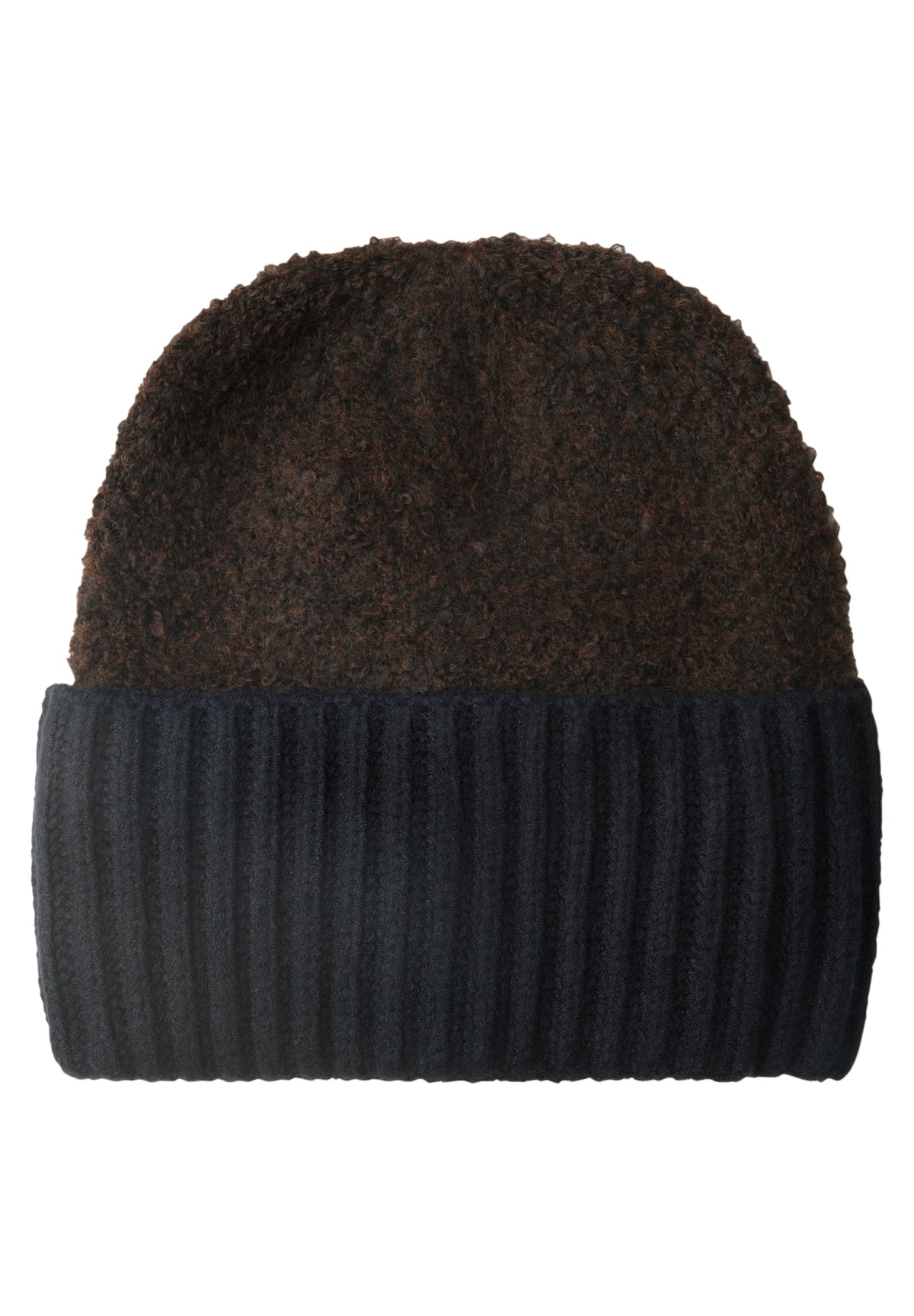Street One Damen Bouclé-Mix Beanie - Schwarz Black
