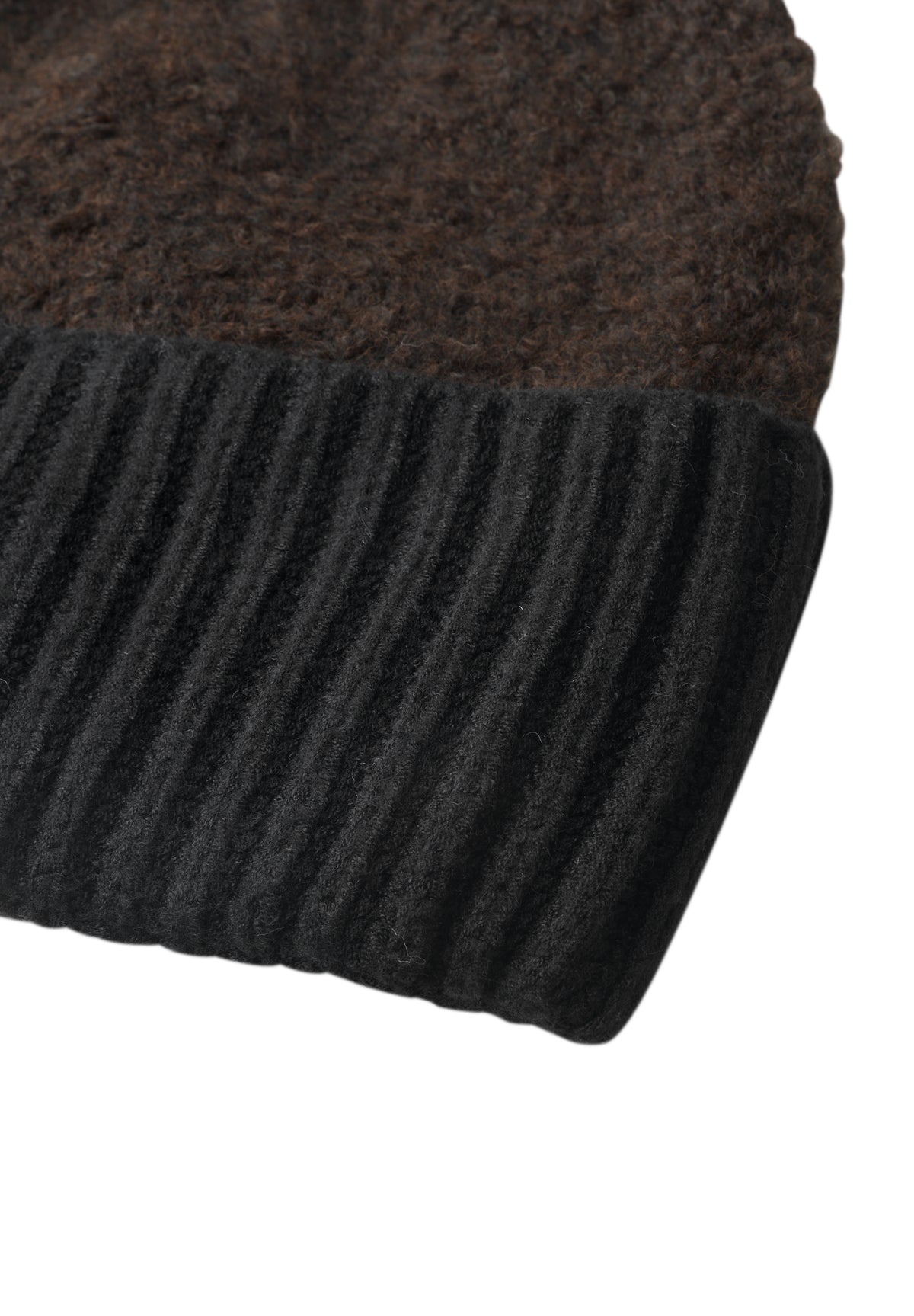 Street One Damen Bouclé-Mix Beanie - Schwarz Black