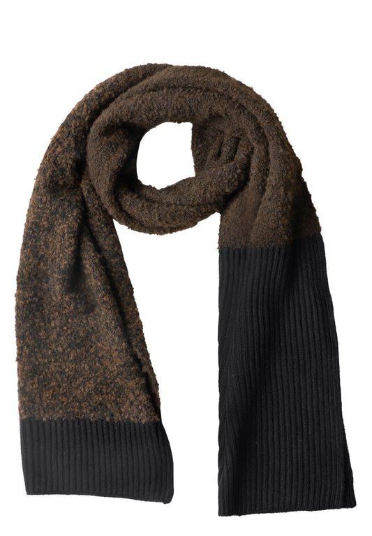 Street One Damen Bouclé-Mix Schal - Schwarz Black