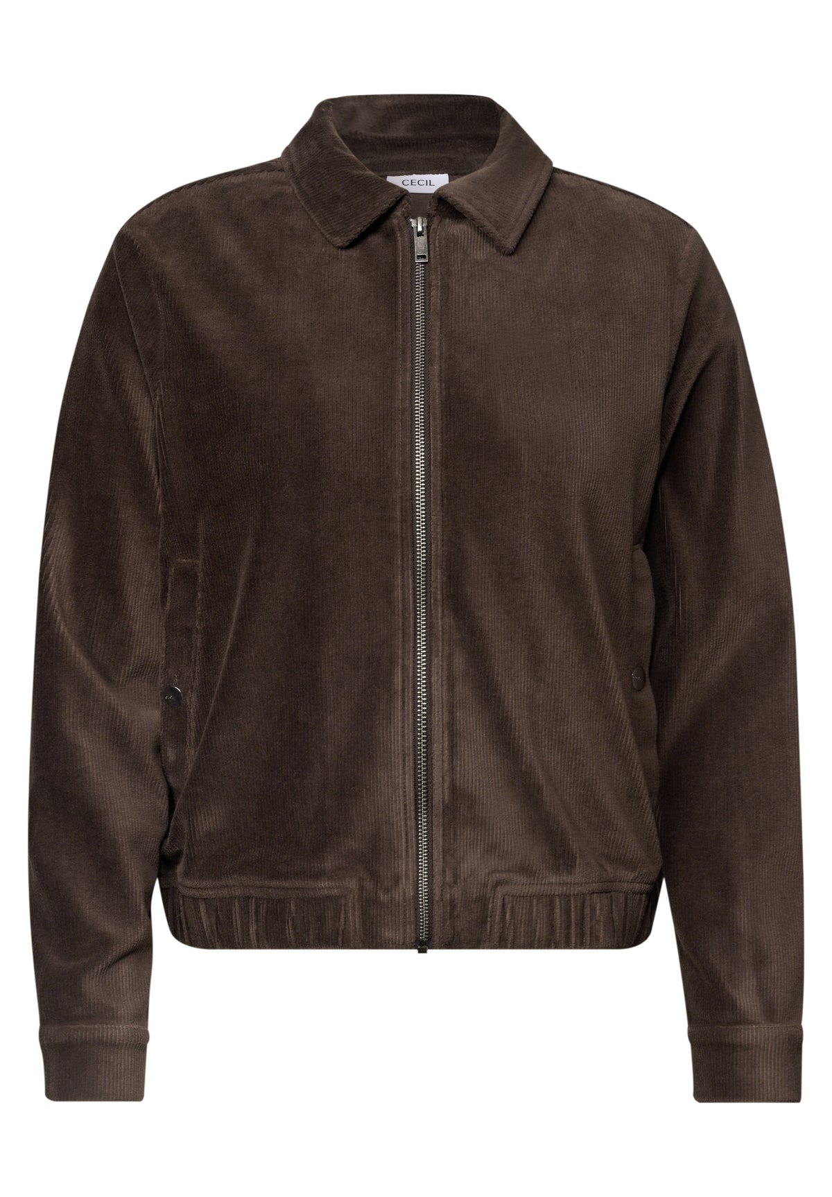 CECIL Damen Cordblouson mit Hemdkragen - Trüffelbraun truffle brown