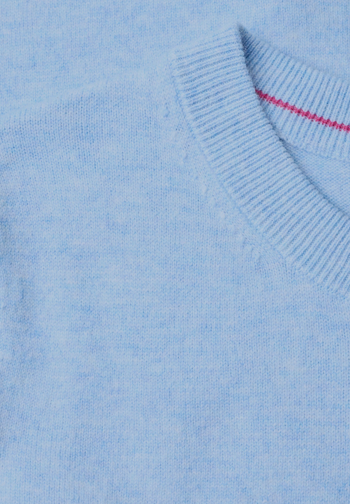 CECIL Damen Pullover mit Rundhals - Blau meliert cosmopolitan blue melange