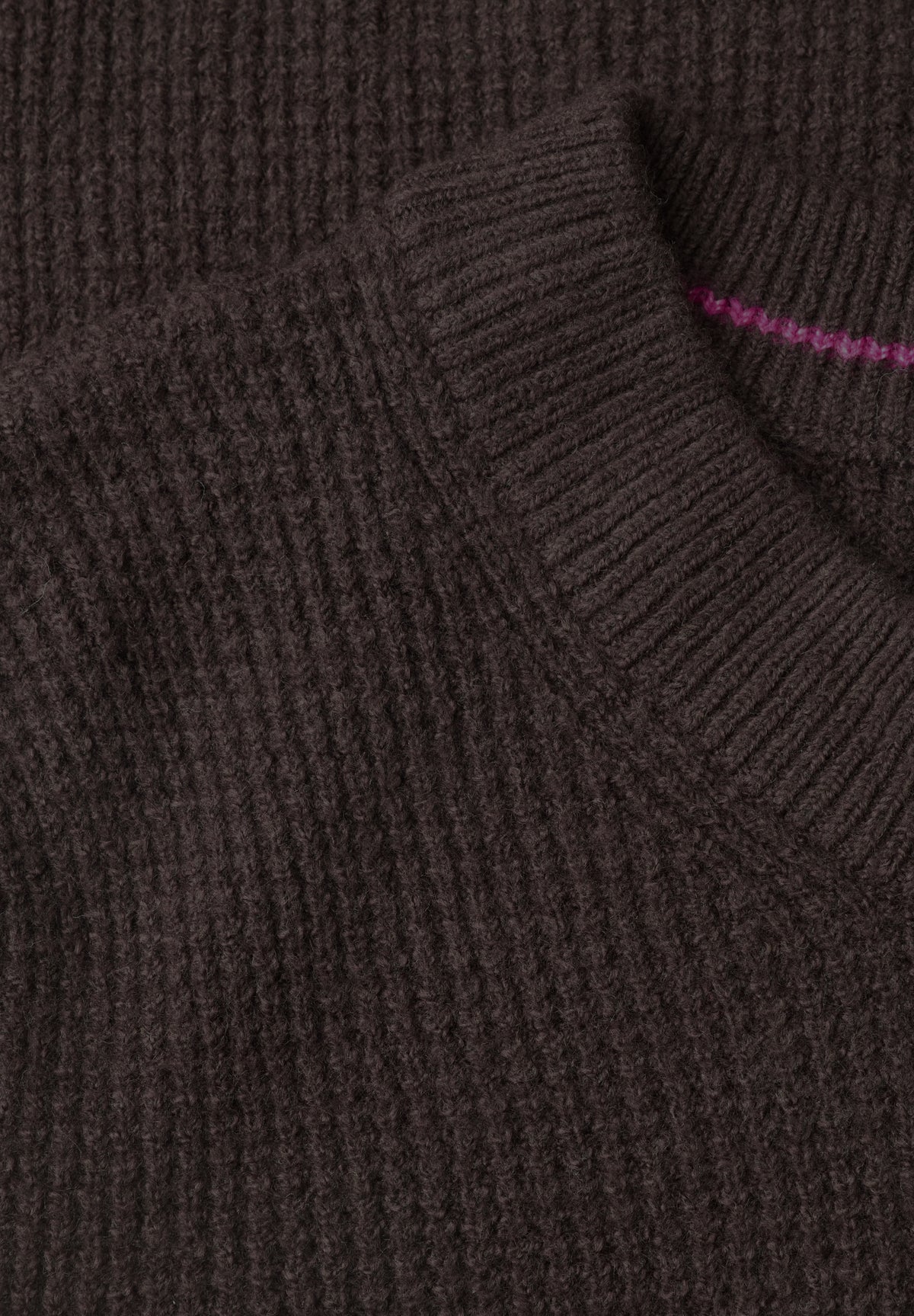 CECIL Damen Strukturpullover mit Rundhals - Braun truffle brown