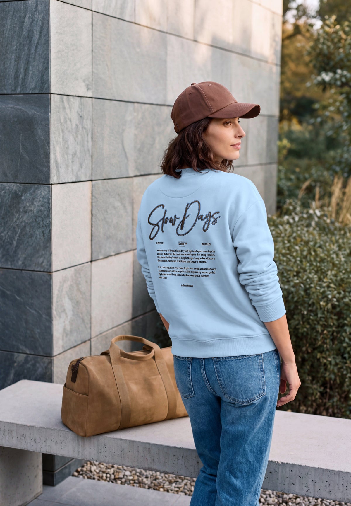 CECIL Damen Sweatshirt mit Stickerei - Blau cosmopolitan blue