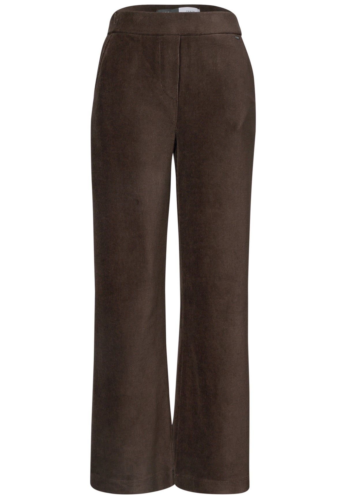 CECIL Damen High Waist Straight Leg Cordhose - Trüffelbraun truffle brown