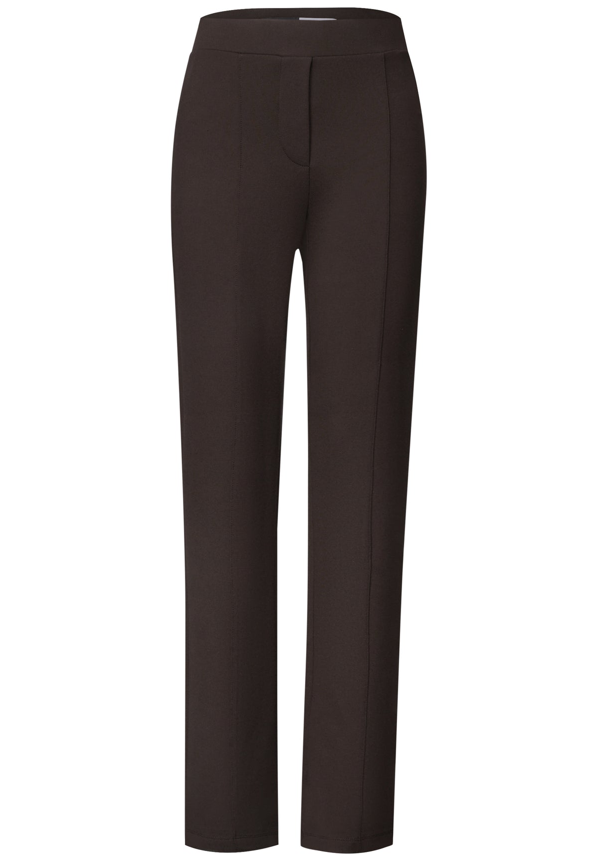 CECIL Damen High Waist Bootcut-Hose im Slim Fit - Trüffelbraun truffle brown