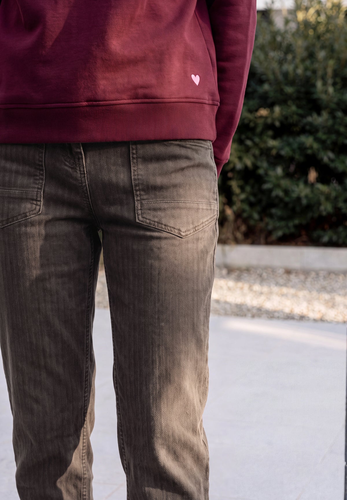 CECIL Damen Barrel Leg Jeans im Garment-Dye-Look - Trüffelbraun truffle brown
