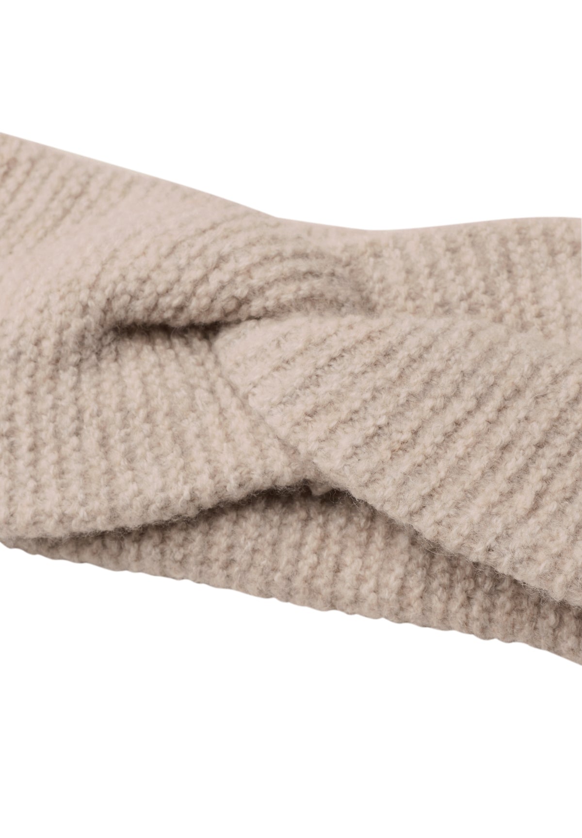CECIL Damen Strickstirnband in Melange-Optik - Beige meliert powder beige melange