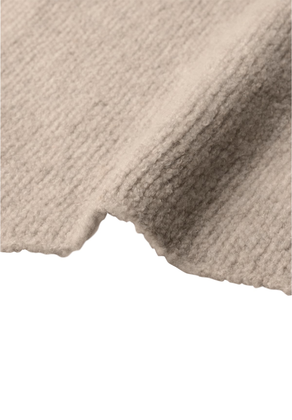 CECIL Damen Melange-Schal in Diamantform - Beige meliert powder beige melange