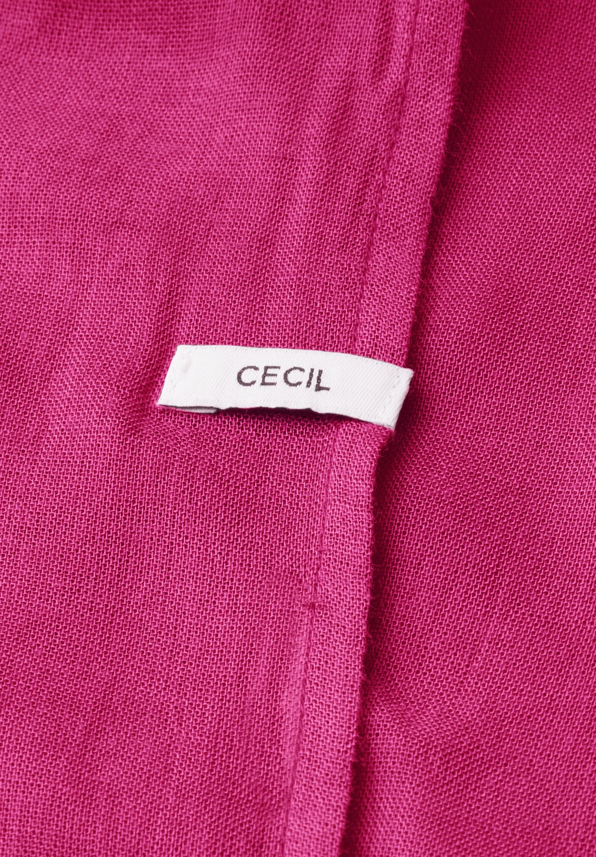 CECIL Damen Loop-Schal in Unifarbe - Pink pink flash
