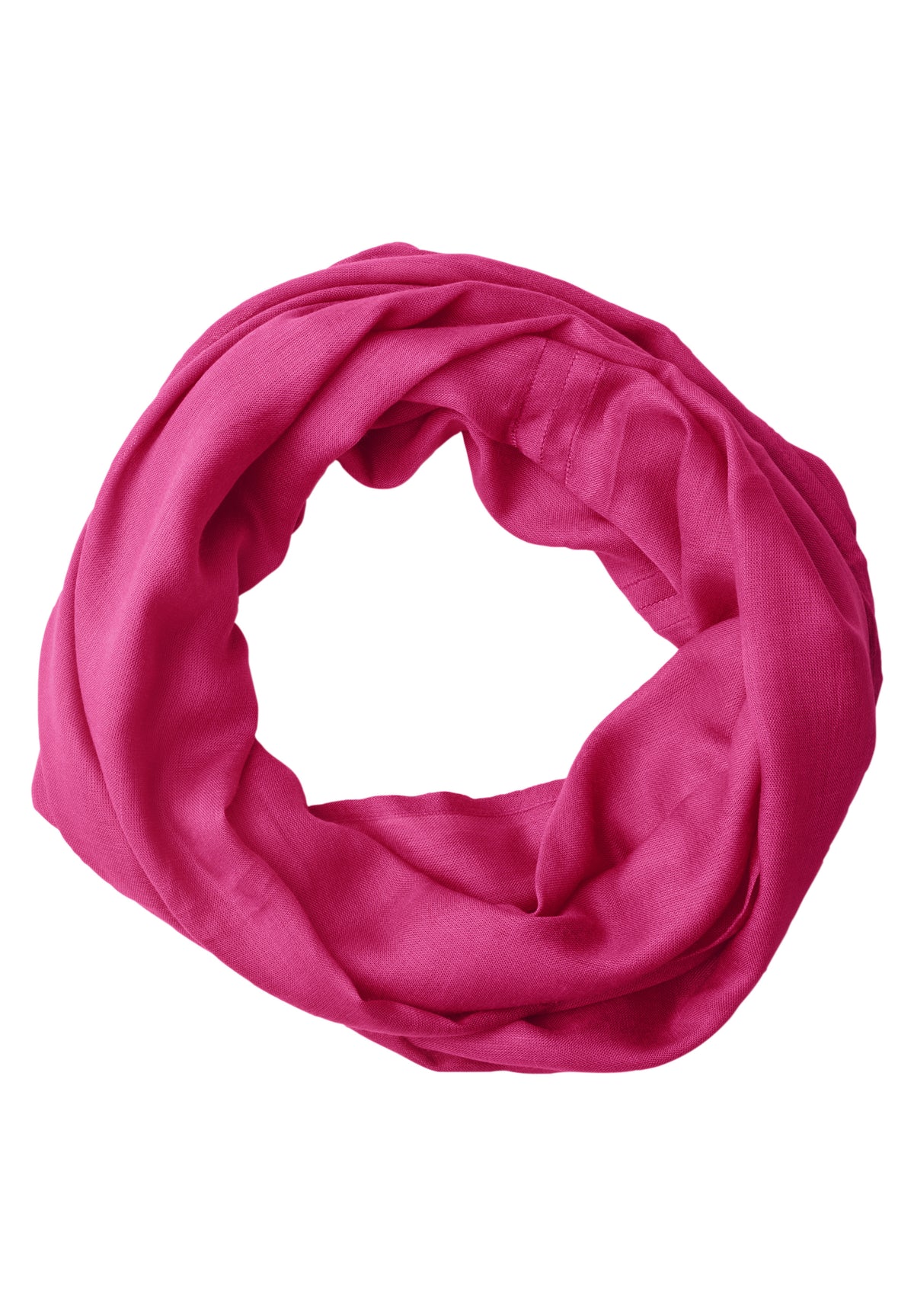 CECIL Damen Loop-Schal in Unifarbe - Pink pink flash
