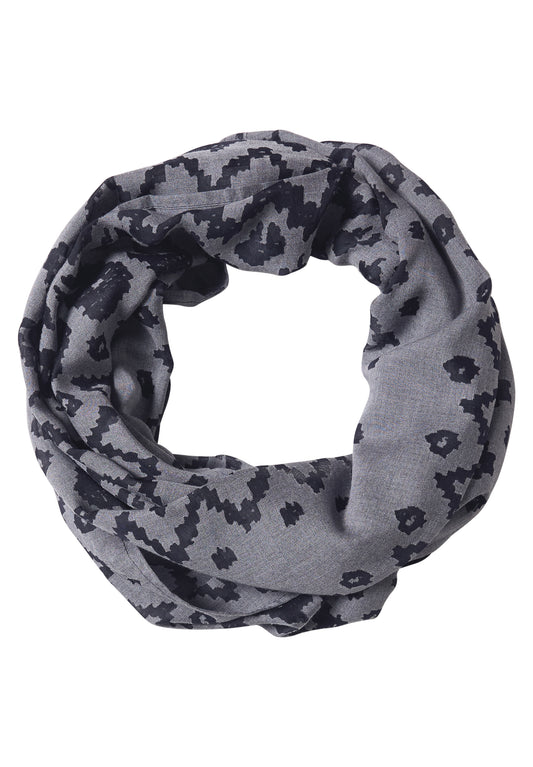 CECIL Damen Loop-Schal mit Ausbrenner-Muster - Dunkelblau urban dark blue