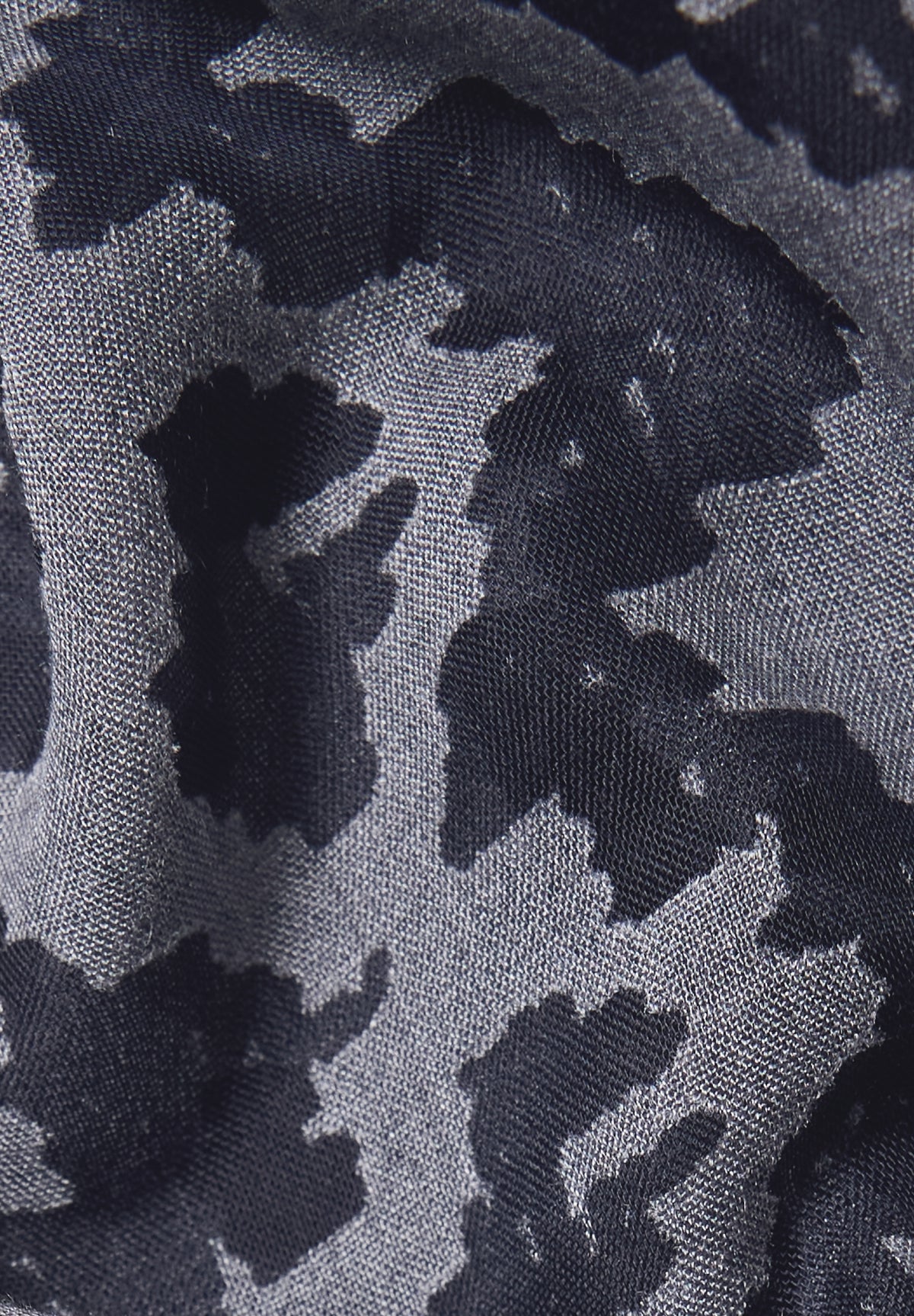 CECIL Damen Loop-Schal mit Ausbrenner-Muster - Dunkelblau urban dark blue