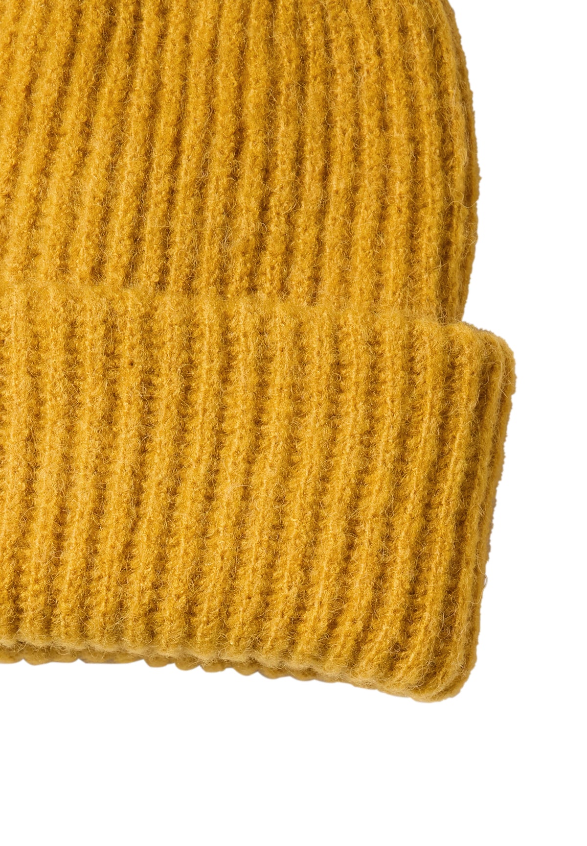CECIL Damen Rippstrick-Beanie - Honiggelb meliert golden honey melange